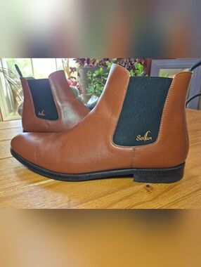 Serfan Chelsea Calf Leather Boots - Mens Size 47 EU (14 US)